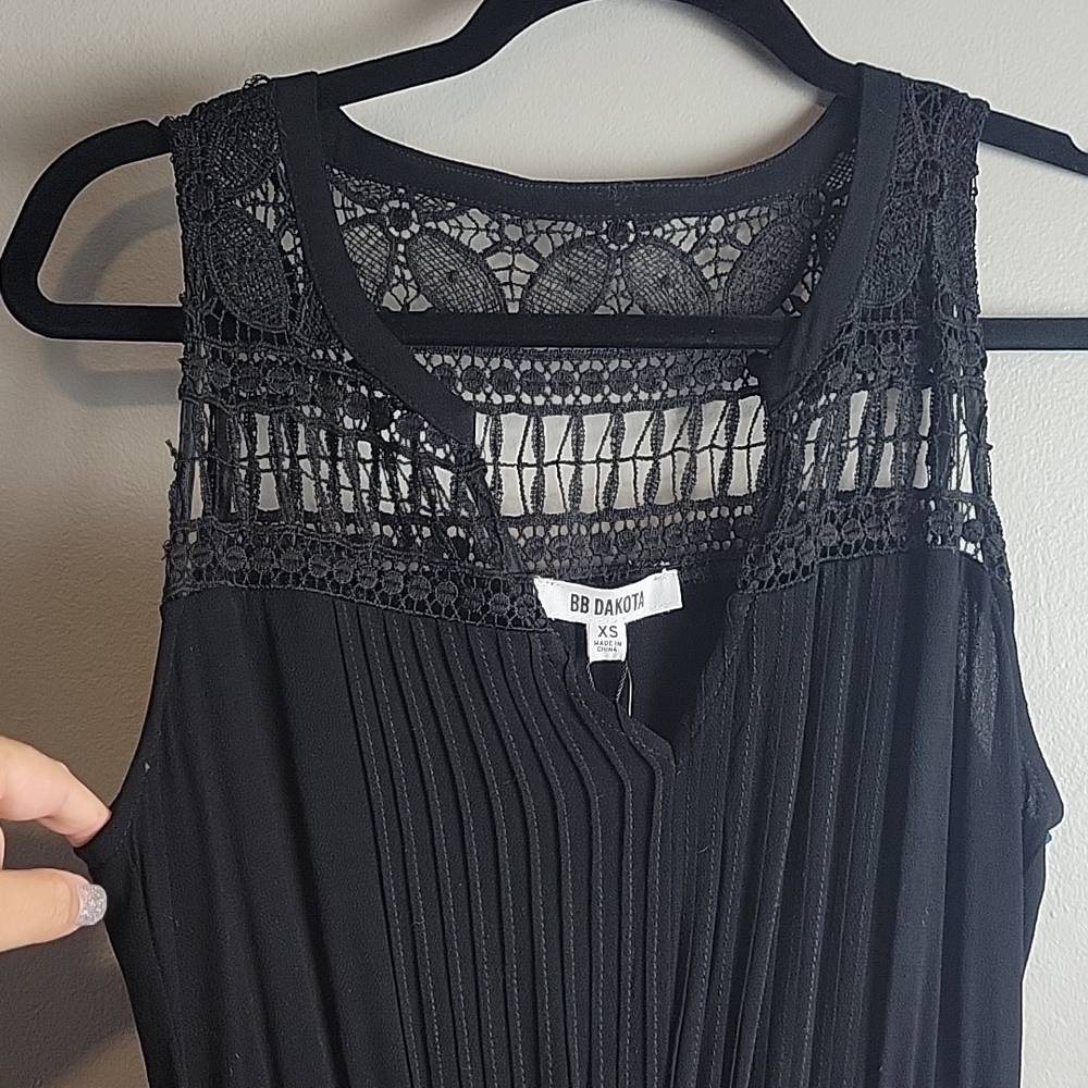 BB Dakota-NWT- Ranae Lace Detailed Maxi Dress-Size XS - Picture 8 of 14